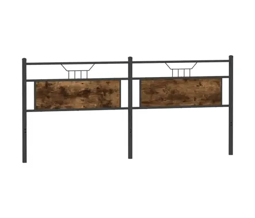 Galvūgalis, Dūminio Ąžuolo Spalvos, 193cm Mediena Ir Plienas