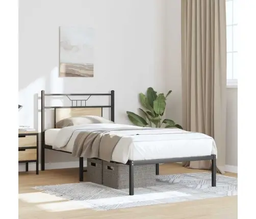 Lovos Rėmas Be Čiužinio, Sonoma, 80X200cm Apdirbta Mediena