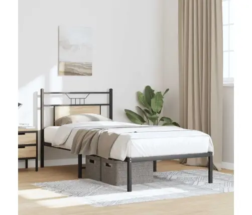 Lovos Rėmas Be Čiužinio, Sonoma, 90X190cm Apdirbta Mediena