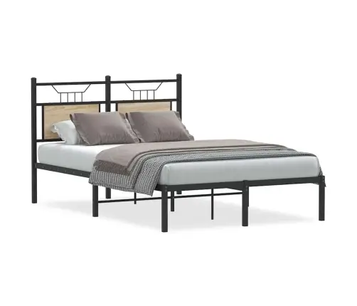 Gulta Bez Matrača, Ozolkoka, 120X190 Cm, Inženierijas Koks Vidaxl