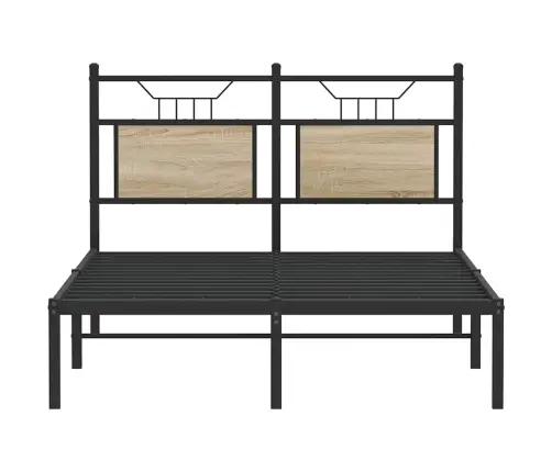 Gulta Bez Matrača, Ozolkoka, 120X190 Cm, Inženierijas Koks Vidaxl