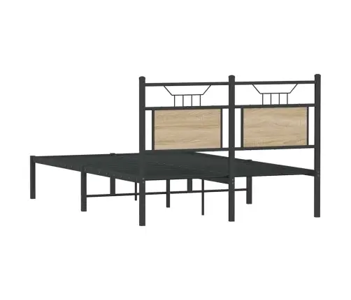 Gulta Bez Matrača, Ozolkoka, 120X190 Cm, Inženierijas Koks Vidaxl