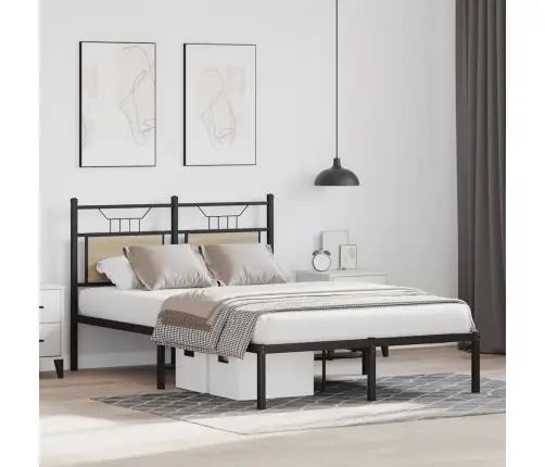 Gulta Bez Matrača, Ozolkoka, 120X200 Cm, Inženierijas Koks Vidaxl