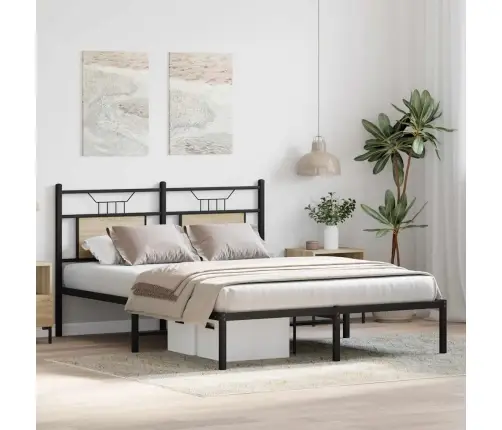 Lovos Rėmas Be Čiužinio, Sonoma, 140X190cm Apdirbta Mediena