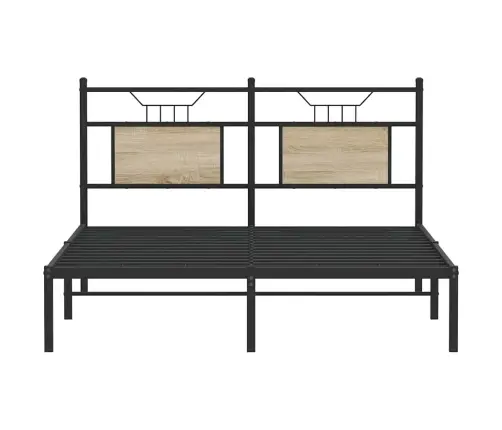 Lovos Rėmas Be Čiužinio, Sonoma, 140X190cm Apdirbta Mediena