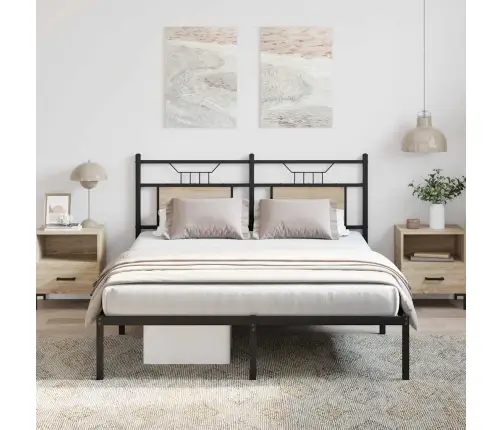 Lovos Rėmas Be Čiužinio, Sonoma, 140X200cm Apdirbta Mediena