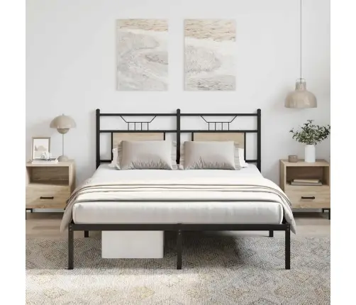 Gulta Bez Matrača, Ozolkoka, 150X200 Cm, Inženierijas Koks Vidaxl