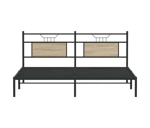 Lovos Rėmas Be Čiužinio, Sonoma, 160X200cm Apdirbta Mediena