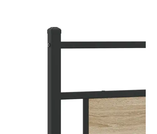 Voodiraam Ilma Madratsita, Sonoma Tamm, 193X201 cm Tehispuit