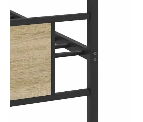 Lovos Rėmas Be Čiužinio, Sonoma, 75X190cm Apdirbta Mediena