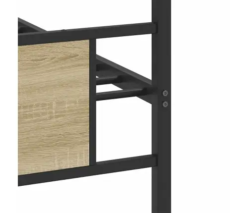 Gulta Bez Matrača, Ozolkoka, 90X200 Cm, Inženierijas Koks Vidaxl