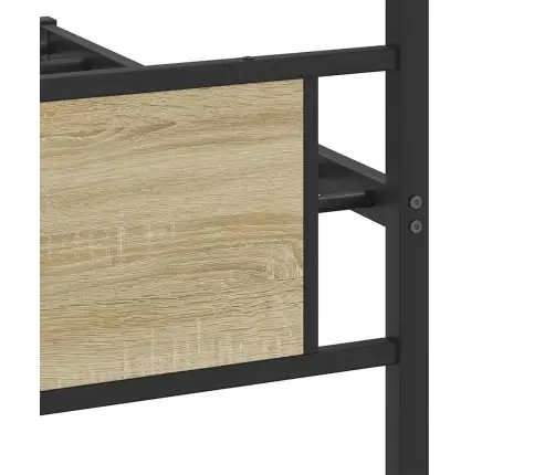 Gulta Bez Matrača, Ozolkoka, 107X203 Cm, Inženierijas Koks Vidaxl