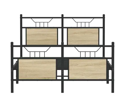 Peatsiga Voodiraam, Ilma Madratsita, Sonoma Tamm 120X190Cm