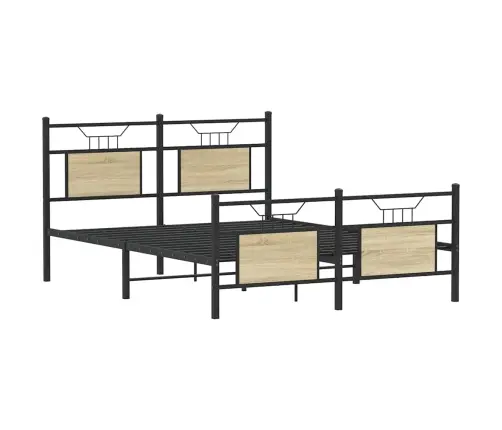 Peatsiga Voodiraam, Ilma Madratsita, Sonoma Tamm 150X200Cm