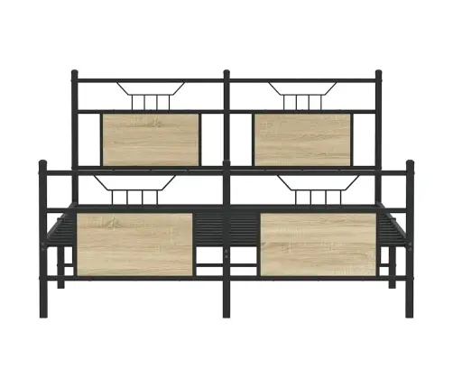 Peatsiga Voodiraam, Ilma Madratsita, Sonoma Tamm 150X200Cm