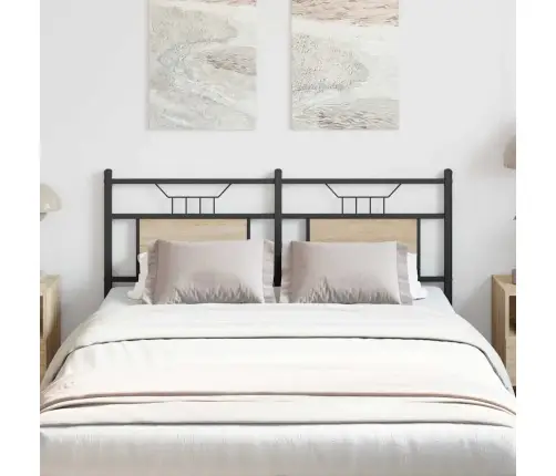 Galvgalis, Ozolkoka Krāsa, 137 Cm, Inženierijas Koks, Tērauds Vidaxl