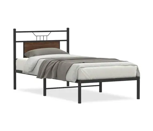 Gulta Bez Matrača, Brūna Ozola, 80X200 Cm, Inženierijas Koks Vidaxl