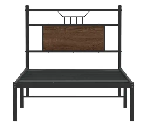 Gulta Bez Matrača, Brūna Ozola, 80X200 Cm, Inženierijas Koks Vidaxl