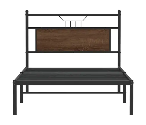 Voodiraam Ilma Madratsita, Pruun Tamm, 107X203 cm Tehispuit Voodiraam Ilma Madratsita, Pruun Tamm, 107X203 cm Tehispuit