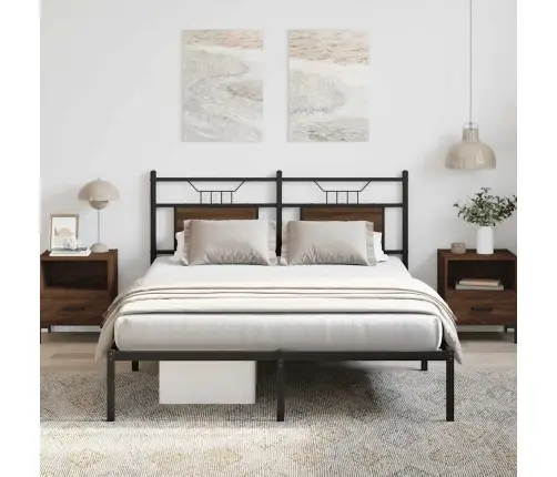 Voodiraam Ilma Madratsita Pruun Tamm 140X190 Cm Tehispuit