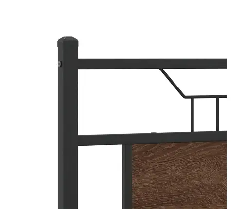 Voodiraam Ilma Madratsita Pruun Tamm 140X190 Cm Tehispuit