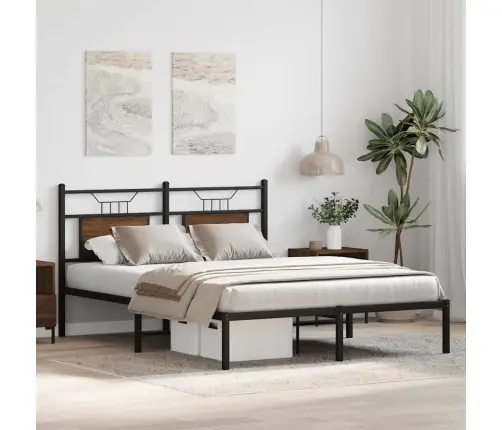 Lovos Rėmas Be Čiužinio, Dūminis, 140X200cm Apdirbta Mediena