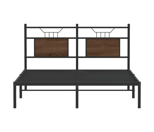 Lovos Rėmas Be Čiužinio, Dūminis, 140X200cm Apdirbta Mediena