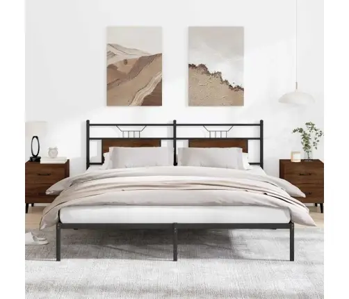 Gulta Bez Matrača, Brūna Ozola, 160X200 Cm, Inženierijas Koks Vidaxl