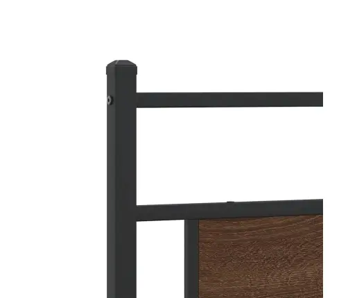 Gultas Rāmis Bez Matrača, Brūns, 200X200 Cm, Inženierijas Koks Vidaxl