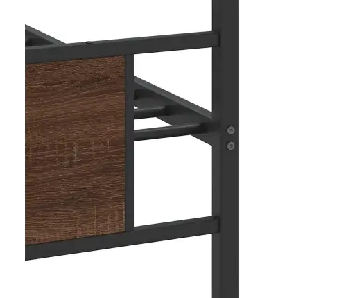 Gulta Bez Matrača, Brūna Ozola, 80X200 Cm, Inženierijas Koks Vidaxl