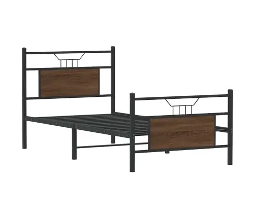 Lovos Rėmas Be Čiužinio, Dūminis, 90X190cm Apdirbta Mediena