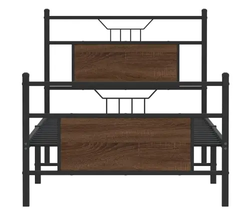 Lovos Rėmas Be Čiužinio, Dūminis, 90X190cm Apdirbta Mediena