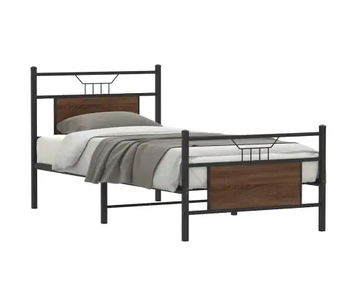 Lovos Rėmas Be Čiužinio, Dūminis, 90X190cm Apdirbta Mediena