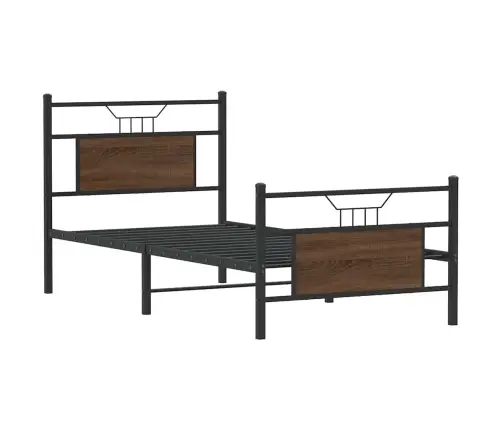 Lovos Rėmas Be Čiužinio, Ruda, 90X200cm Apdirbta Mediena