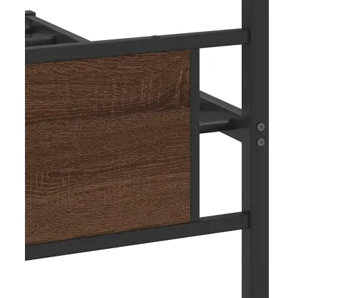 Voodiraam Ilma Madratsita, Pruun Tamm, 107X203 cm Tehispuit