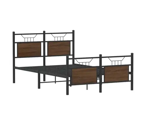 Gulta Bez Matrača, Brūna Ozola, 120X190 Cm, Inženierijas Koks Vidaxl