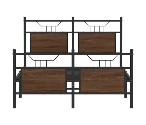 Gulta Bez Matrača, Brūna Ozola, 120X200 Cm, Inženierijas Koks Vidaxl