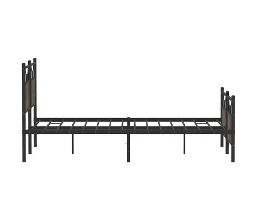 Gulta Bez Matrača, Brūna Ozola, 137X190 Cm, Inženierijas Koks Vidaxl