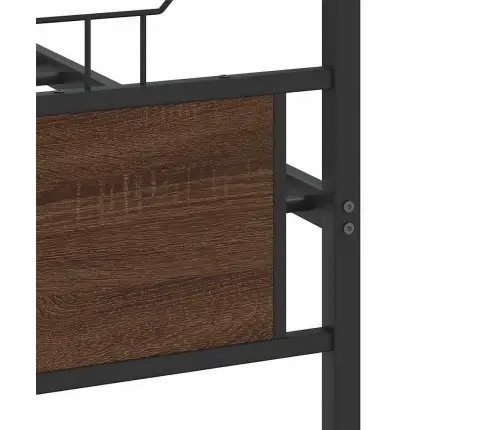 Voodiraam Ilma Madratsita Pruun Tamm 150X200 Cm Tehispuit