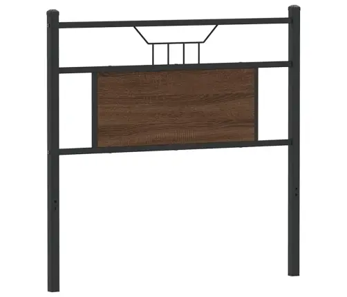 Galvūgalis, Ruda Ąžuolo Spalvos, 75cm Mediena Ir Plienas