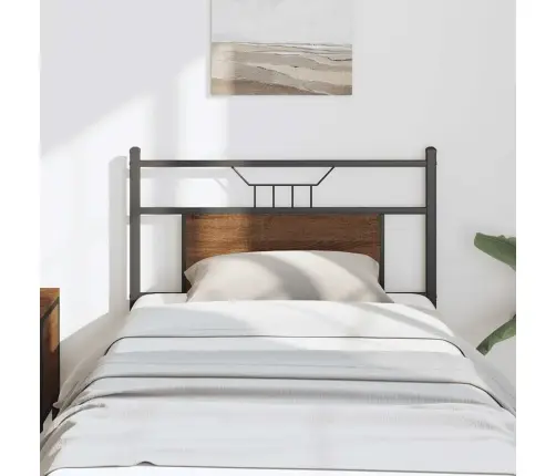 Galvūgalis, Ruda Ąžuolo Spalvos, 75cm Mediena Ir Plienas