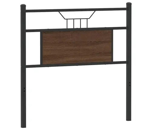 Voodipeats Pruun Tamm 80 Cm Tehispuit Ja Teras