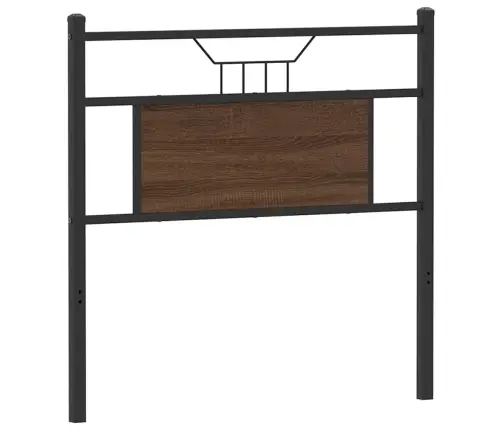 Voodipeats Pruun Tamm 90 Cm Tehispuit Ja Teras