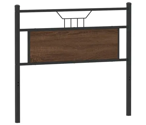 Galvūgalis, Ruda Ąžuolo Spalvos, 100cm Mediena Ir Plienas