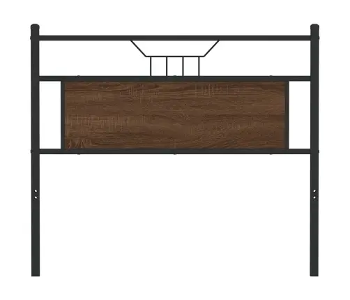 Galvūgalis, Ruda Ąžuolo Spalvos, 100cm Mediena Ir Plienas