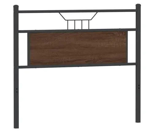 Galvūgalis, Ruda Ąžuolo Spalvos, 100cm Mediena Ir Plienas