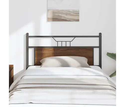 Galvūgalis, Ruda Ąžuolo Spalvos, 100cm Mediena Ir Plienas