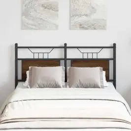 Galvūgalis, Ruda Ąžuolo Spalvos, 120cm Mediena Ir Plienas