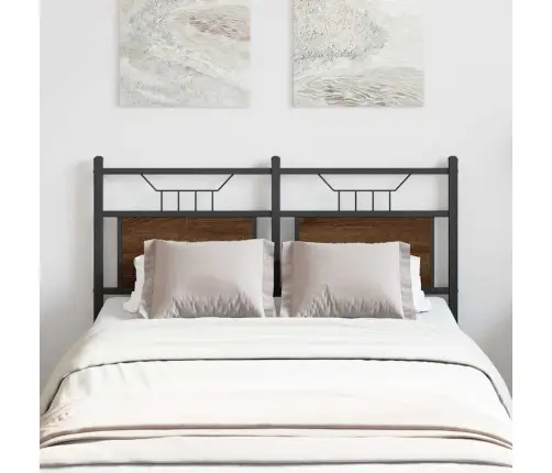 Vahetatav Voodipeats Pruun Tamm 120 Cm Tehispuit Ja Teras