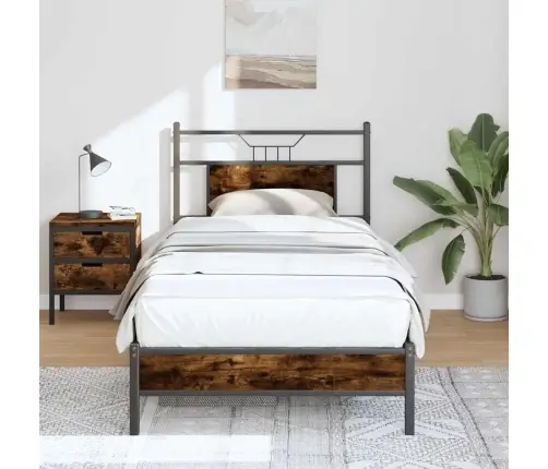 Gulta Bez Matrača, Ozolkoka, 75X190 Cm, Inženierijas Koks Vidaxl